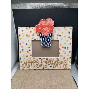 Coton Colors Happy Everything Color Confetti 9x11” frame/4x6”pic/flower pot mini